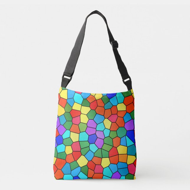 Saco tote Vidro Colorido Arco-íris 2183 (Frente)