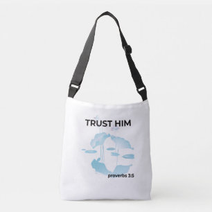 Sacol Tote Confie Nele Provérbios 3:5 Saco Crist