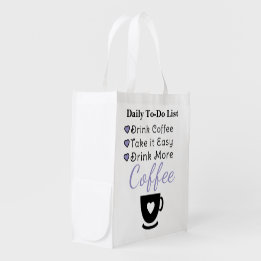 Sacola Ecológica Beba mais café roxo