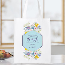 Bíblia das Flores de Água bonito Personalizada Ver