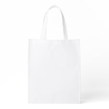 Bolsa de compra reutilizável de autoridade simples