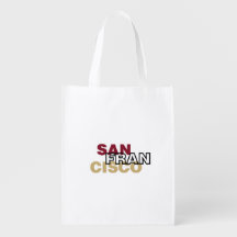 Bolsa de compra reutilizável de São Francisco