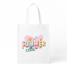 Bolsa de compra reutilizável legal de Verão