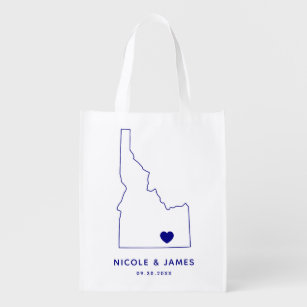 Sacola Ecológica Bolsa de Marinho de Bag de Boas-vindas do Idaho We