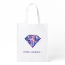 Bolsa Tote Diamante Brilho Roxo – Violeta Radiante