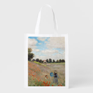 Sacola Ecológica Claude Monet - Poppy Field Photo
