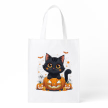 Halloween de Gato Negro Bonito | Kawaii