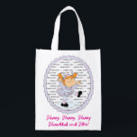 Sacola Ecológica Hanukkah Happy<br><div class="desc">Hanukkah Happy, saco branco de dois lados. Todos os elementos design podem ser editados. Todo o texto editável pode ser excluído e substituído por sua própria mensagem. Use a cor, o tamanho e o estilo da sua fonte favorita. Feliz Hanukkah/Chanukah! Estilo: Bag Reutilizável Vá verde e salve o planeta com...</div>