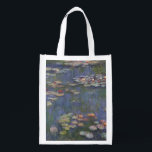 Sacola Ecológica Lírios d'água de Claude Monet<br><div class="desc">Claude Monet - Lírios De Água. Linda pintura floral em lindas cores,  de Claude Monet. Presentes,  impressões,  capas de telefone e muitas outras ofertas de excelente de alta qualidade.</div>