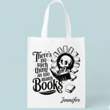 Personalizado Não Existe Coisa Como Muitos Livros