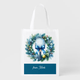 Sacola Ecológica Pickleball   Christmas themed  Grocery Bag