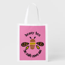 Sac Honey Bee - font amelia - color rose