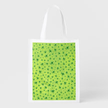 St. Patrick’s Day Watercolor Shamrock on green