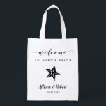 Sacola Ecológica Starfish Wedding Bag for Beach Destination<br><div class="desc">Encham esta mala adorável com as suas guloseimas favoritas para receber convidados para o seu casamento!</div>