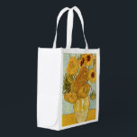 Sacola Ecológica Stilleben mit 12 Sonnenblumen de Vincent van Gogh<br><div class="desc">1888. Stilleben mit 12 Sonnenblumen ou Vase com 12 girassóis. Vincent Willem van Gogh foi um pintor impressionista poste de origem holandesa cujo trabalho - notável pela sua beleza áspera,  honestidade emocional e cor ousada - teve uma influência de grande alcance na arte do século 20.</div>