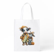 Trick or Treat Halloween Cow & Goat