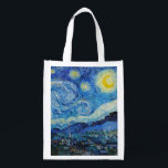 Sacola Ecológica Vincent Van Gogh é a Noite Estrelada<br><div class="desc">Mergulhe na beleza hipnotizante da Noite Estrelada de Vincent Van Gogh com esta impressão de arte reprodutiva de alta qualidade. Possuir uma história artística e deixar o brilhantismo da obra-prima de Van Gogh iluminar os seus arredores.</div>
