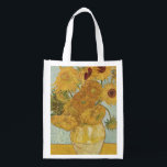 Sacola Ecológica Vincent Van Gogh - Girassóis<br><div class="desc">Linda pintura de girassóis por Vincent Van Gogh. Excelente Van Gogh dá presentes para amantes de flores em muitos produtos únicos.</div>