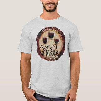 Sacola oficial do t-shirt do provador do vinho