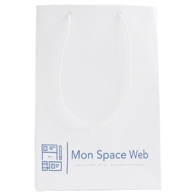 Sacola para Presente Mon Space Web (Frente)