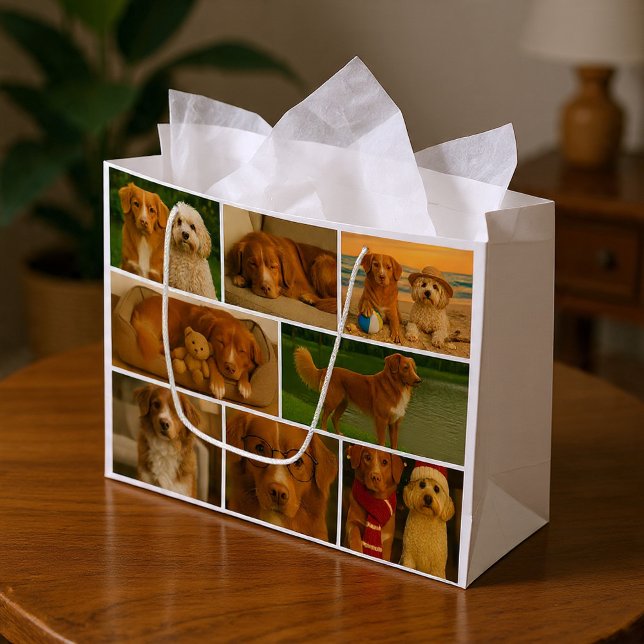 Sacola Para Presentes Grande 17 Photo Collage Template Make Your Own Fun (17 Photo Collage Template Make Your Own Fun Large Gift Bag by Ricaso. Add your own photographs
)