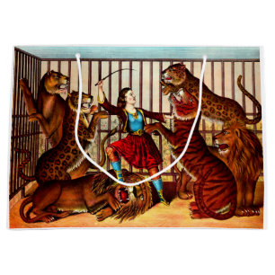 Sacola Para Presentes Grande 1874 A Rainha Leão