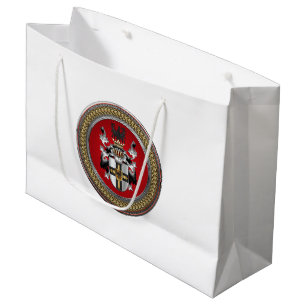 Sacola Para Presentes Grande [300] Casaco de armas da Ordem Teutônica