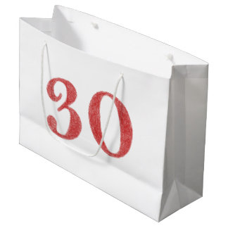 Sacola Para Presentes Grande 30 anos