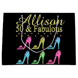 SACOLA PARA PRESENTES GRANDE 50 CALÇADOS PERSONALIZADOS E FABULOSO SACO DE GIFT