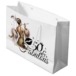 Sacola Para Presentes Grande 50 E Fabuloso