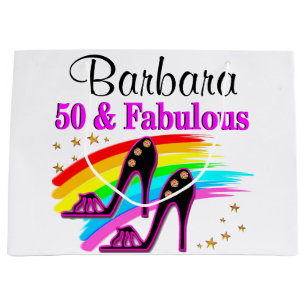 SACOLA PARA PRESENTES GRANDE 50, FOXY E FABULOSO