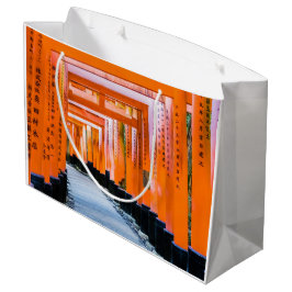 Sacola Para Presentes Grande 50 tons de laranja - Senbon Torii, Quioto