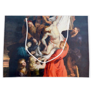 Sacola Para Presentes Grande A descida da cruz, Rubens