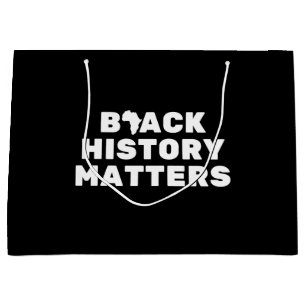 Sacola Para Presentes Grande A História Negra Importa Grande Saco De Presente