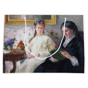 Sacola Para Presentes Grande A Mãe e Irmã do Artista, Berthe Moriso