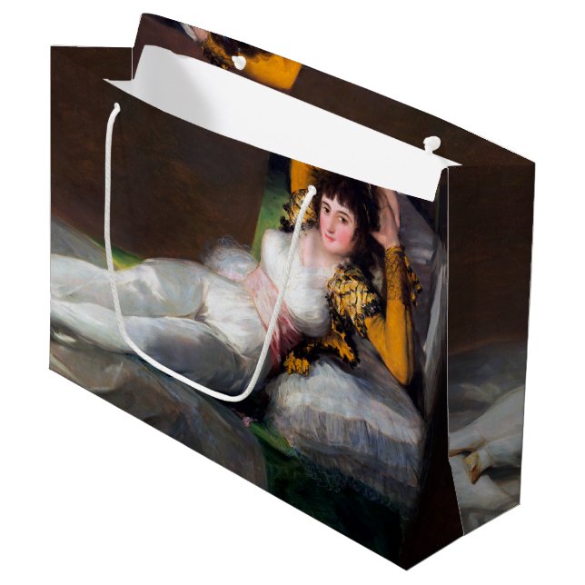 Sacola Para Presentes Grande A Maja Fechada, Francisco Goya (Frente inclinada)