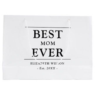 Sacola Para Presentes Grande A melhor mãe jamais presente