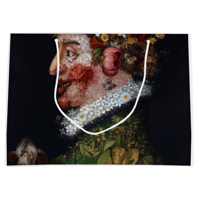 Sacola Para Presentes Grande A Primavera, Arcimboldo (Frente)