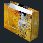Sacola Para Presentes Grande A Senhora do Dourado, Gustav Klimt<br><div class="desc">Gustav Klimt (14 de julho de 1862 - 6 de fevereiro de 1918) foi um pintor simbólico austríaco e um dos membros mais proeminentes do movimento Secessão de Viena. Klimt é notado por suas pinturas, murais, esboços, e outros objetos de arte. Além de suas obras figurativas, que incluem alegorias e...</div>