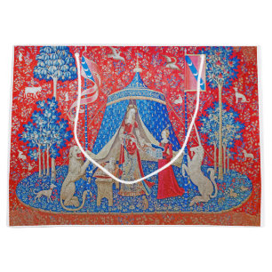 Sacola Para Presentes Grande A Senhora e o Unicórnio / A Mon Seul Desir