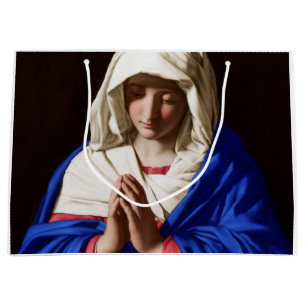 Sacola Para Presentes Grande A Virgem na Oração, Sassoferrato