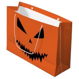 Sacola Para Presentes Grande Abóbora de Halloween assustadora Jack OLantern car