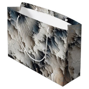 Sacola Para Presentes Grande Abstrato Contemporâneo de Suporte