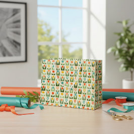 Sacola Para Presentes Grande Abstrato Spring Flowers Large Gift Bag