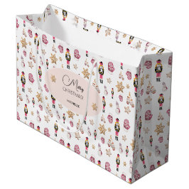 Sacola Para Presentes Grande Acrilucido Personalizado de Açúcar Rosa de Terra d