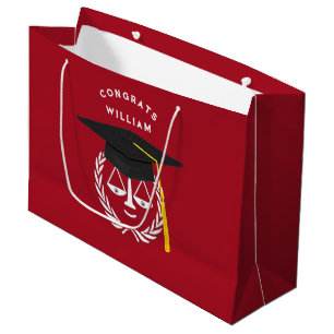 Sacola Para Presentes Grande Advogado de Graduação de Faculdade de Direito - Gr