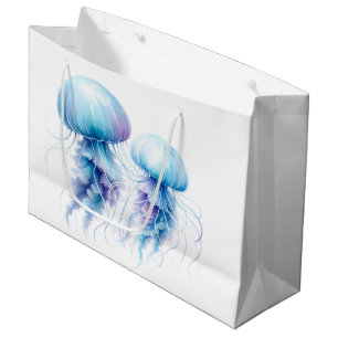 Sacola Para Presentes Grande Água-Vapor No Mar