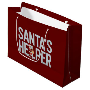 Sacola Para Presentes Grande Ajuda do Papai Noel Natal