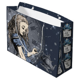 Sacola Para Presentes Grande Alice no País das Maravilhas Um grande presente