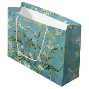 Sacola Para Presentes Grande Almond Blossom por Van Gogh Fine Art